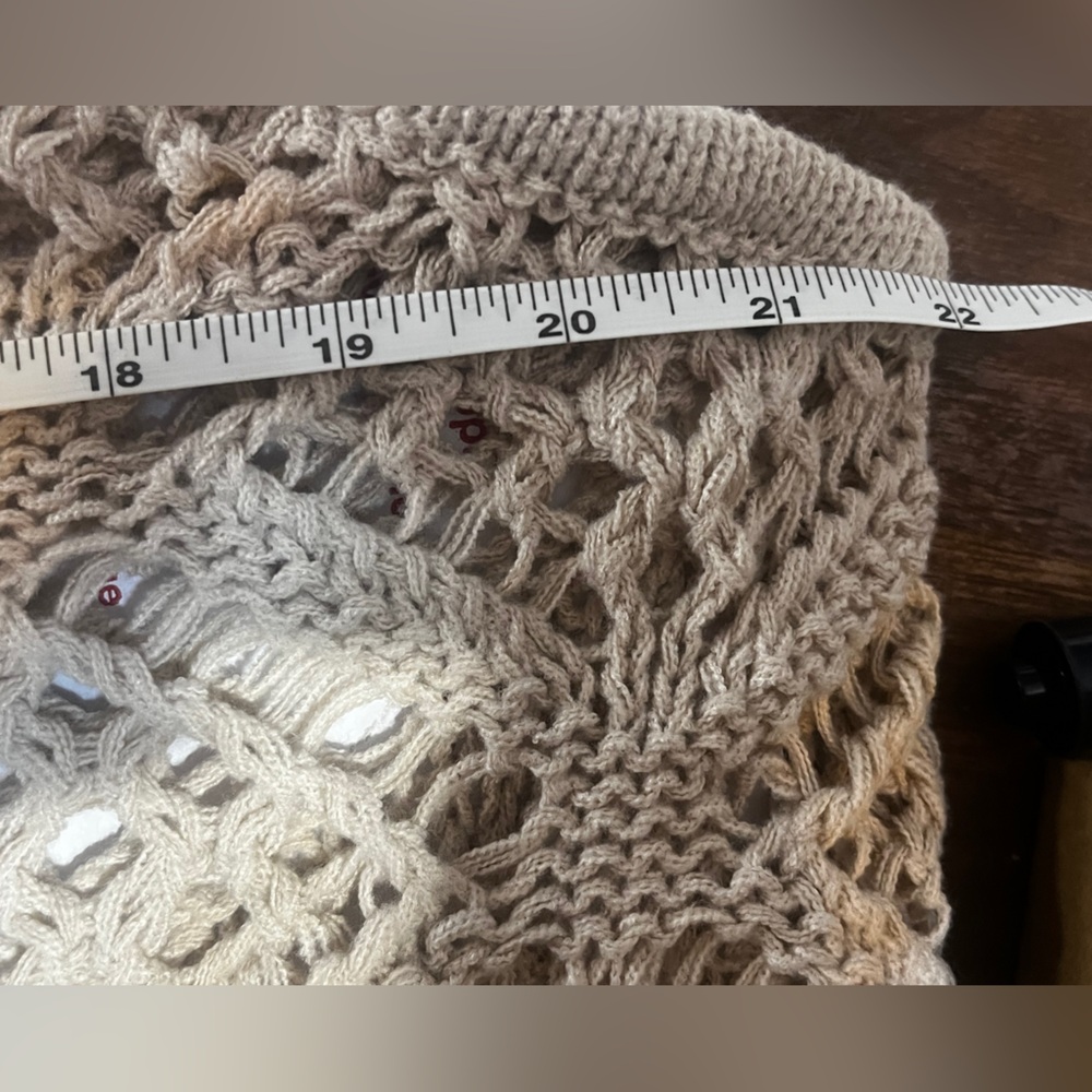 Cream Crochet Knit Tank Top - Picture 10 of 10